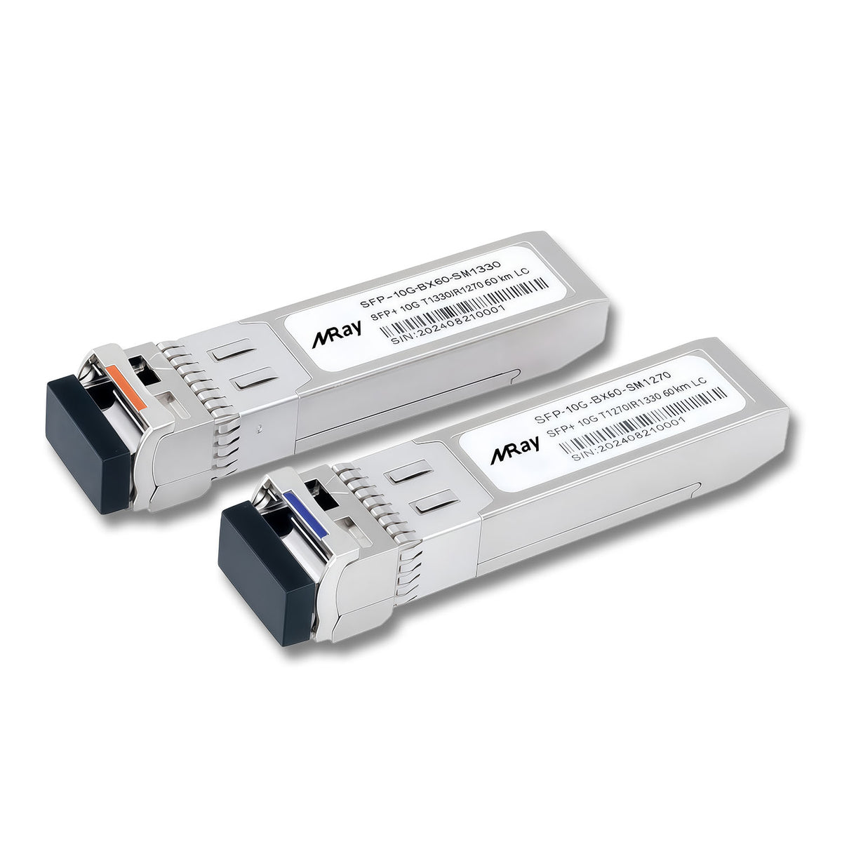 Cisco Compatible 10G Bidi SFP+ Tx1330/Rx1270 60km DOM Transceiver (Pair B)